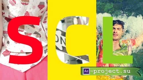Videohive: Slideshow Character Letters - Project for After Effects 