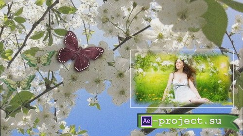 Blooming spring - Project for Proshow Producer