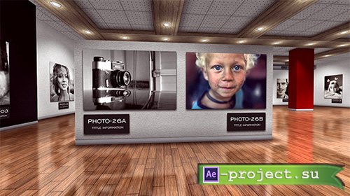 Videohive: Photo Art Gallery 3D - Project for After Effects 