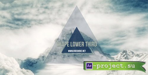Videohive: Shape Lower Third - Project for After Effects 