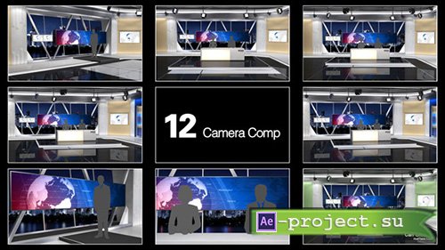 Videohive: NewsStudio 100 - Project for After Effects 