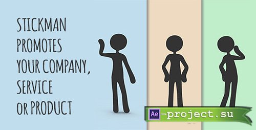 Videohive: Stickman Promotion - Project for After Effects 