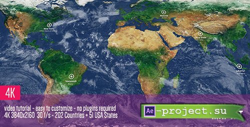 Videohive: Map Kit - Project for After Effects