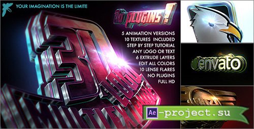 Videohive: 3D Logo - Multi Extrude - Project for After Effects 