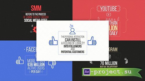 Videohive: Social Media Marketing Explainer - Project for After Effects 