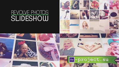 Revolve photos slideshow - Project for After Effects (Videohive)