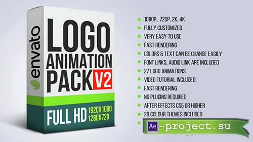 Videohive: Logo Animation Pack V2 - Project for After Effects 