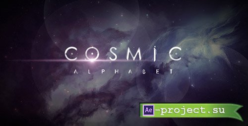 Videohive: Cosmic Alphabet - Project for After Effects 