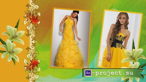 YELLOW DRESS - Project for Proshow Producer