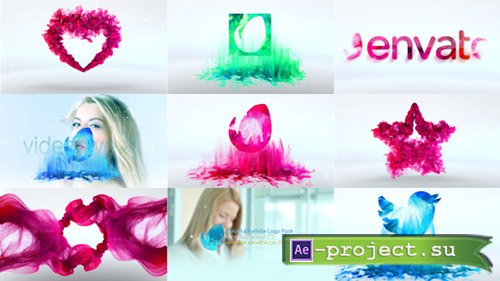 Videohive: Colorful Particle Logo Pack - Project for After Effects 