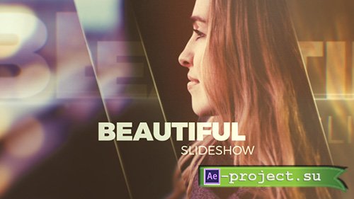 Videohive: Beautiful Slideshow - Glass Opener - Project for After Effects