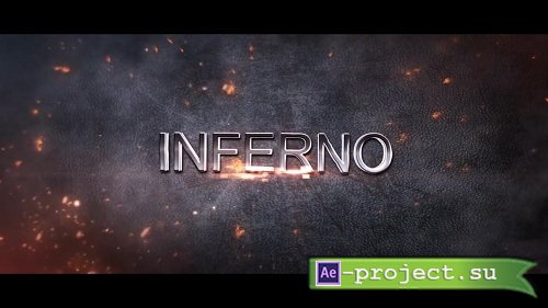 Cinematic titles INFERNO - After Effects Template