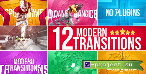 Videohive: Modern Transitions - Project for After Effects 