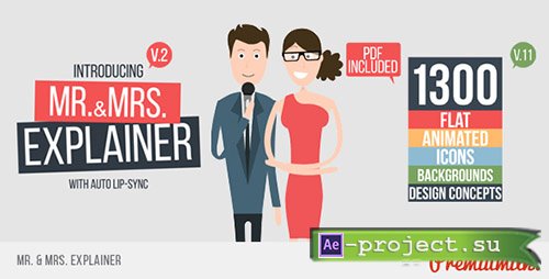 Videohive: Mr&Mrs Explainer - Project for After Effects 
