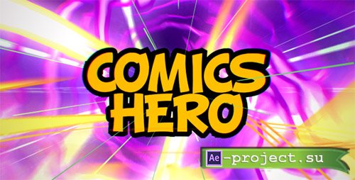 Videohive: Comics Hero (Broadcast Pack) - Project for After Effects 