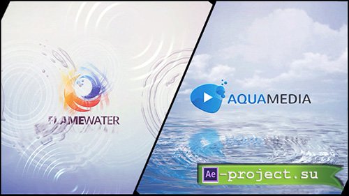 Videohive: Clean Logo V03 Water Ripples - Project for After Effects 