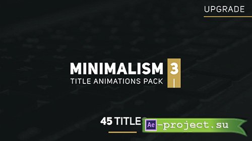 Videohive: Minimalism 3 - Project for After Effects 