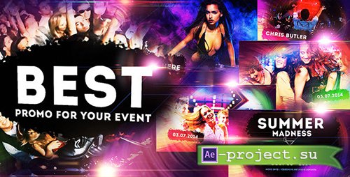 Videohive: Colourful Party/Event - Disco Night Club Promo - Project for After Effects
