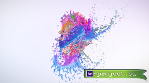 Videohive: Colorful Splash Logo Reveal - Project for After Effects 