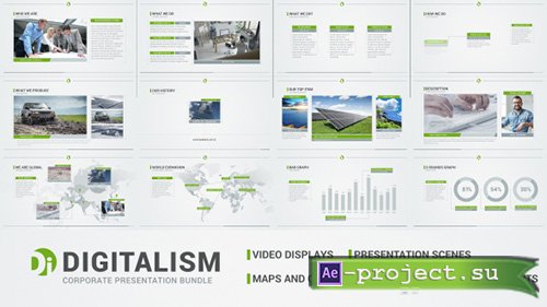 Videohive: Digitalism - Corporate Presentation Bundle - Project for After Effects 