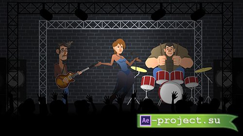 Pond5: Music Video Cartoon Clipmaker Tools - Project for After Effects 