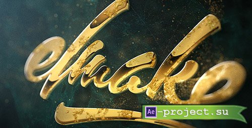 Videohive: Epic Golden Logo - Project for After Effects 