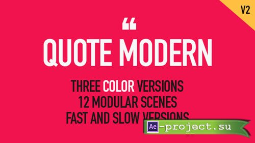 Videohive: Quote Modern - Project for After Effects 