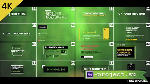 Videohive: 100 Simple Titles and Lowerthirds - Project for After Effects 