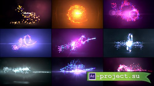 Videohive: Quick Particles Logo Reveal Pack 9in1 - Project for After Effects 