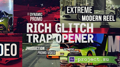 Videohive: Rich Glitch Trap Opener - Project for After Effects 