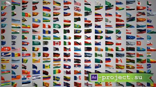 Videohive: Element Flags Pack - Project for After Effects 