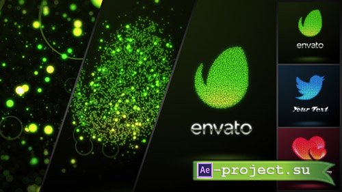 Videohive: Glowing Dots Logo - Project for After Effects 