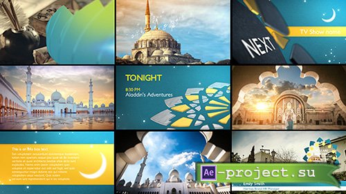 Videohive: Arabia TV - Ramadan Ident Package - Project for After Effects 