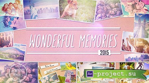 Videohive: Wonderful Memories Slide Show - Project for After Effects 