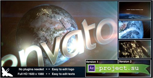 Videohive: World Logo 4896070 - Project for After Effects 