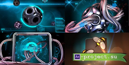 Videohive: Sci-Fi Hi Tech Micro Electric Wire - Project for After Effects 