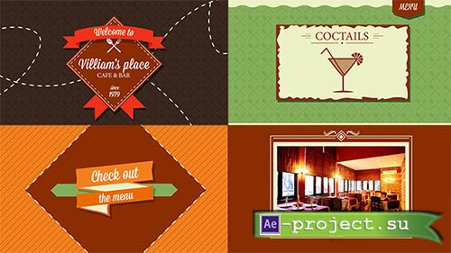 Videohive: Restaurant/Cafe/Bar/Dine Promo - Project for After Effects 