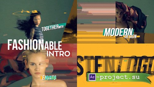 Videohive: Fashionable Intro - Project for After Effects