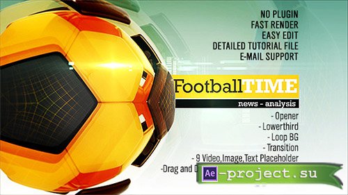Videohive: Football Time Package - Project for After Effects 