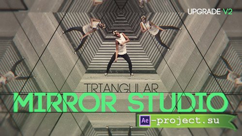 Videohive: Triangular Mirror Studio - Project for After Effects