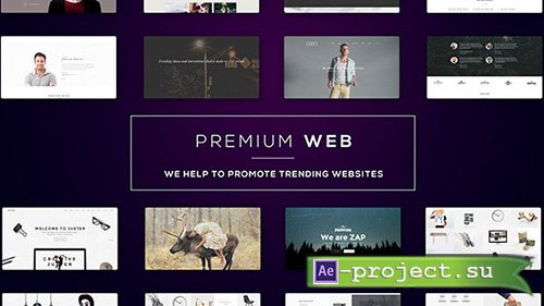 Videohive: Premium Web l Website Presentation - Project for After Effects 