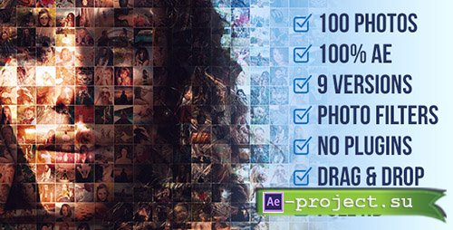 Videohive: Mosaic Photo Animation Pro - Project for After Effects 