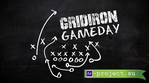 Videohive: Football Chalkboard Logo Opener - Project for After Effects 