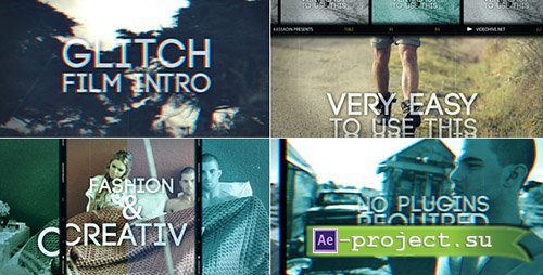 Videohive: Glitch Film Intro - Project for After Effects 