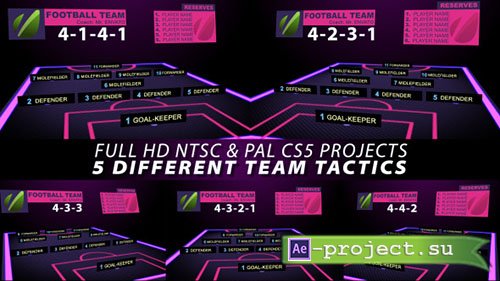 Videohive: Football Team Tactics - Project for After Effects 
