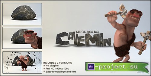 Videohive: Caveman Logo - Project for After Effects 