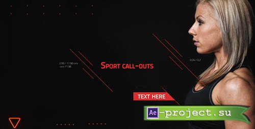 Videohive: Sports call-outs - Project for After Effects 