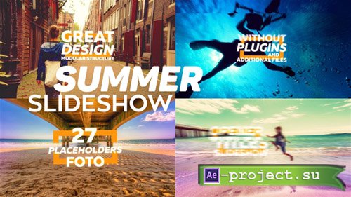 Videohive: Summer Slideshow 16093863 - Project for After Effects 