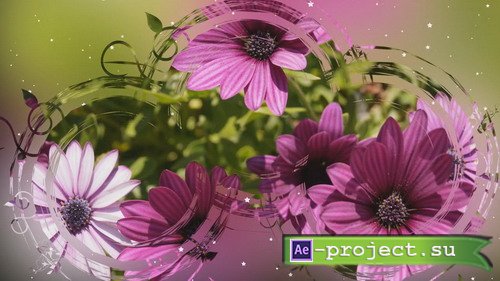 PSP Floral fantasy - Project for Proshow Producer