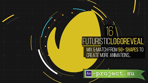 Videohive: Futuristic Logo Reveal Pack - Project for After Effects 